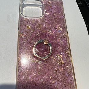 Pink Abalone square case for IPhone 13 Pro Max